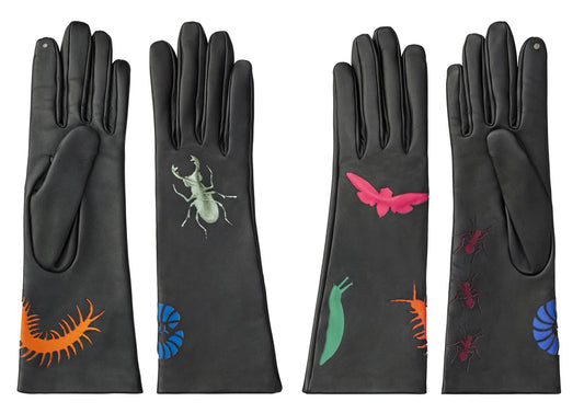 Hortus Insectorum, a pair of gloves designed in collaboration with Hermès for the accessories competition of the 36th international Hyères Festival