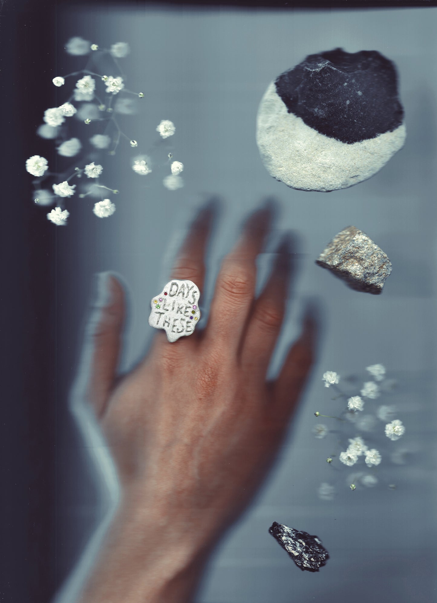 The Violette Stehli Days Like These Ring in sterling silver set with precious gems.