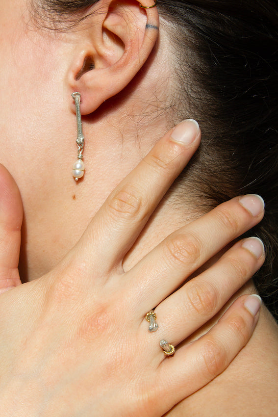 Boucles d'oreilles Reliquaire