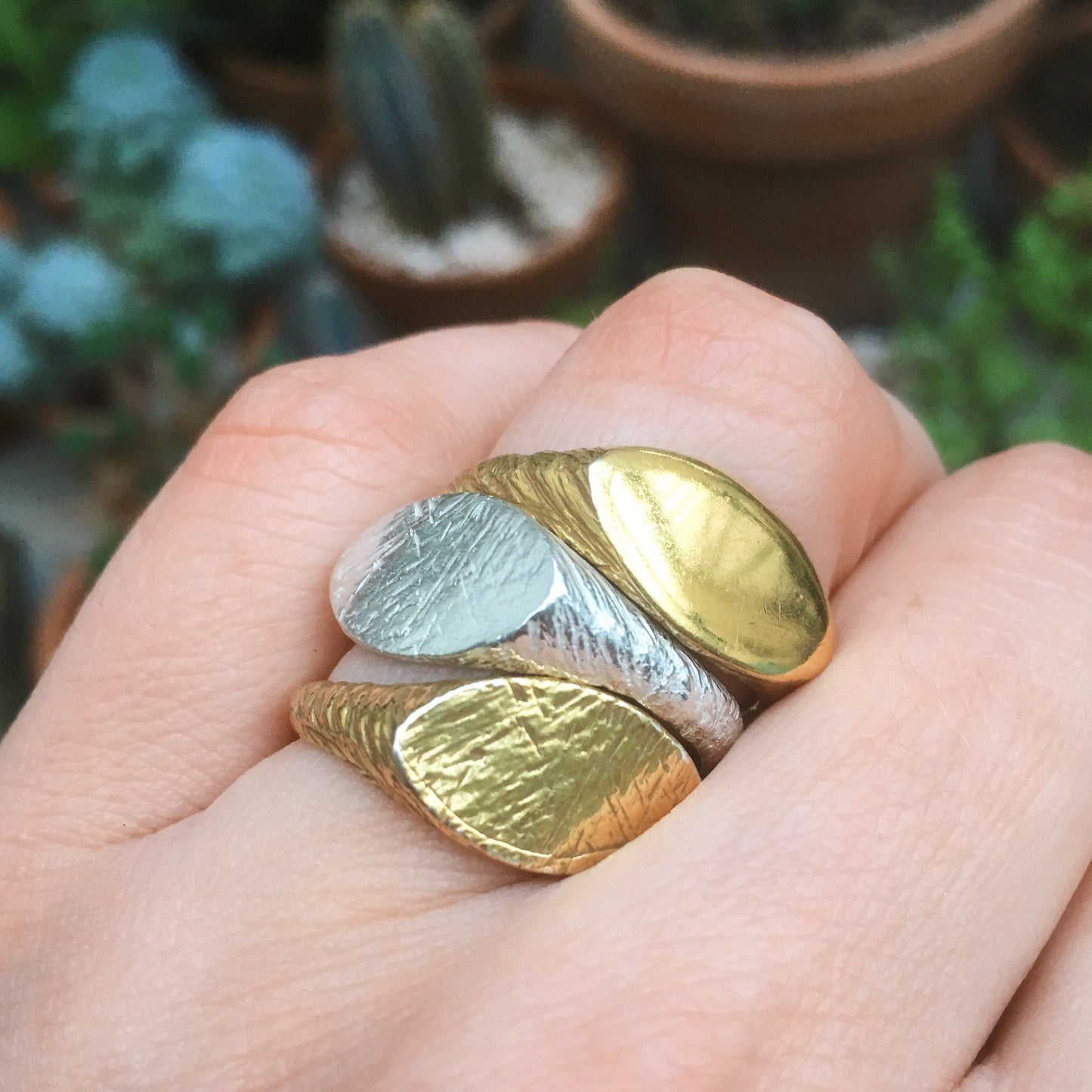 Baby Rough-Cut Signet