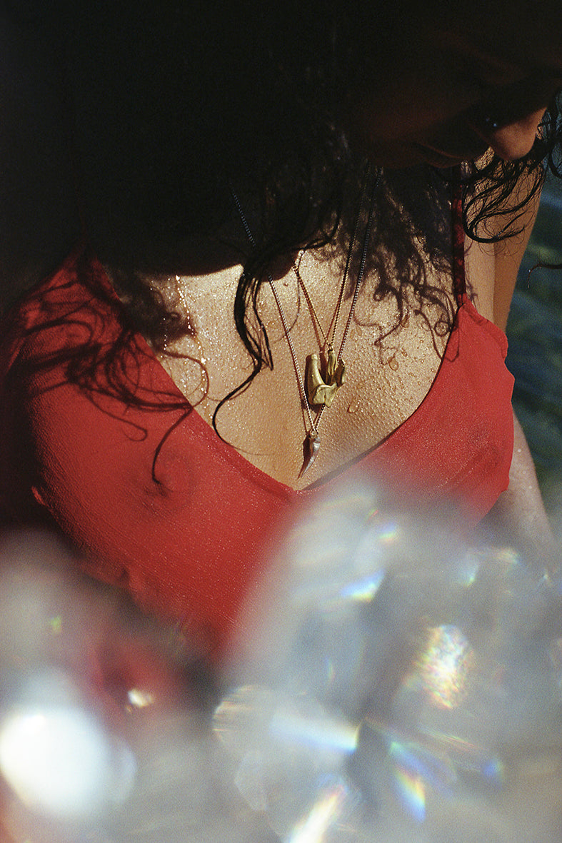 An assortment of Violette Stehli pendants. Photo by Agélique Stehli.