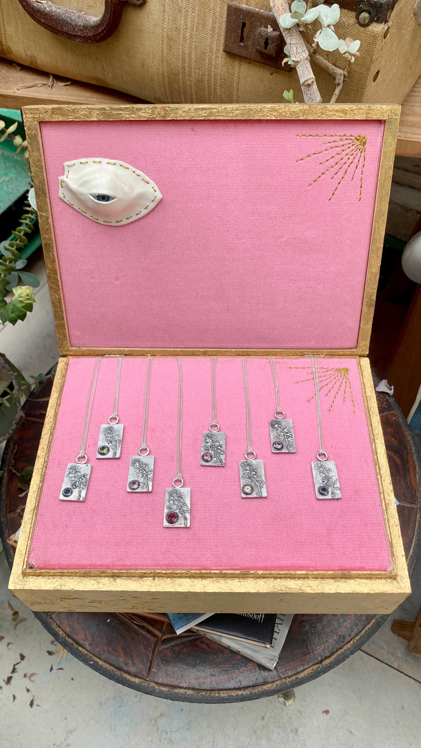 Pendentif Ghost Flower ★ Améthyste