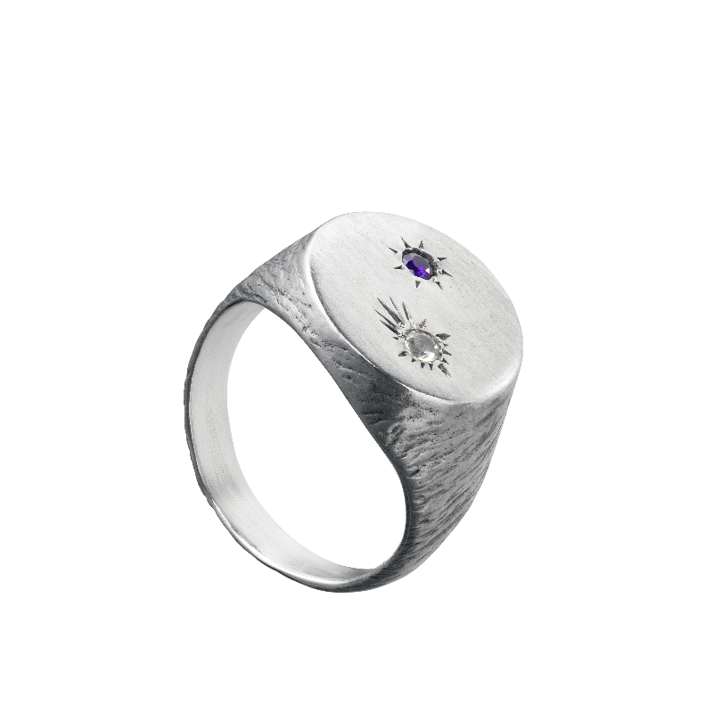 Medium Rough-Cut Signet