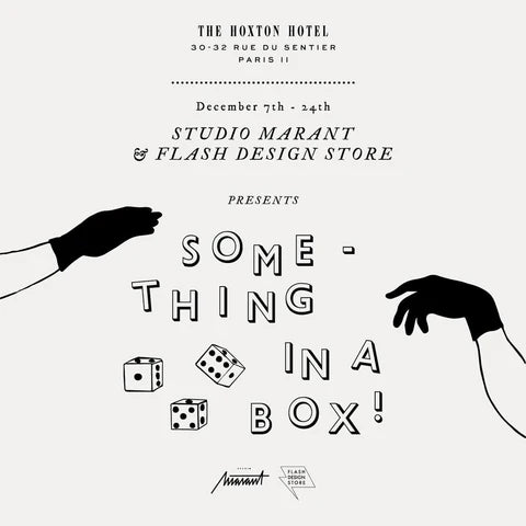 Something in a Box exhibition with the Studio Marant & Flash Design Store at the Hoxton Hotel Paris