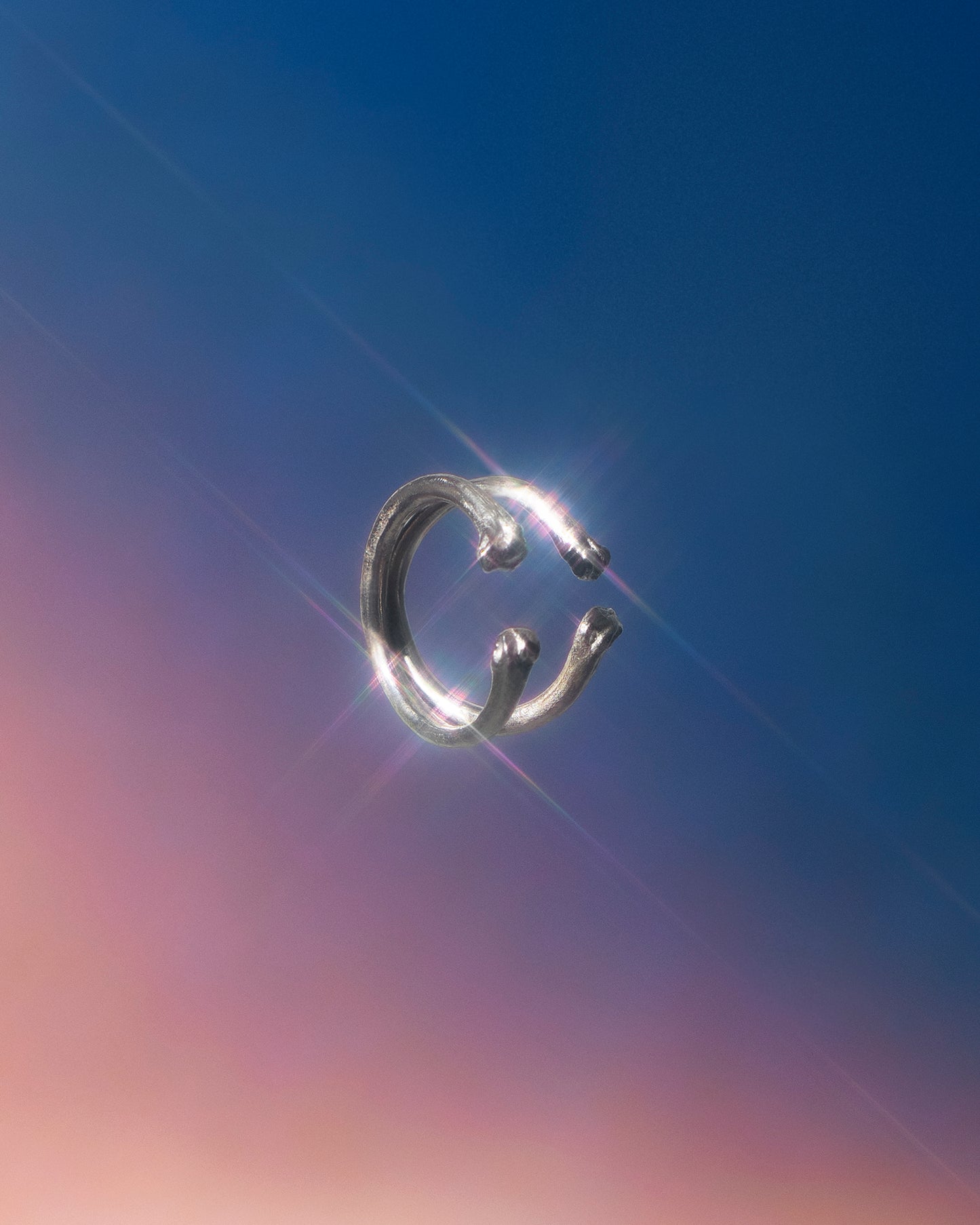 Double Bone Reliquary Ring