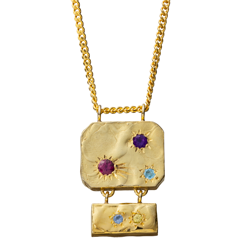 Five Stone Celestial Pendant - 4