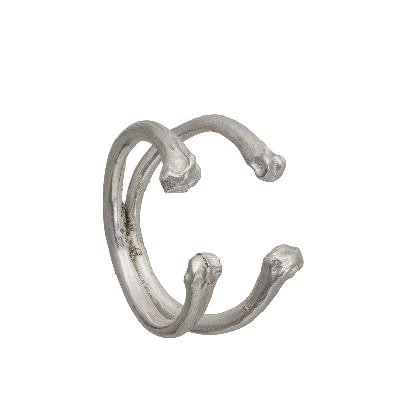 Double Bone Reliquary Ring